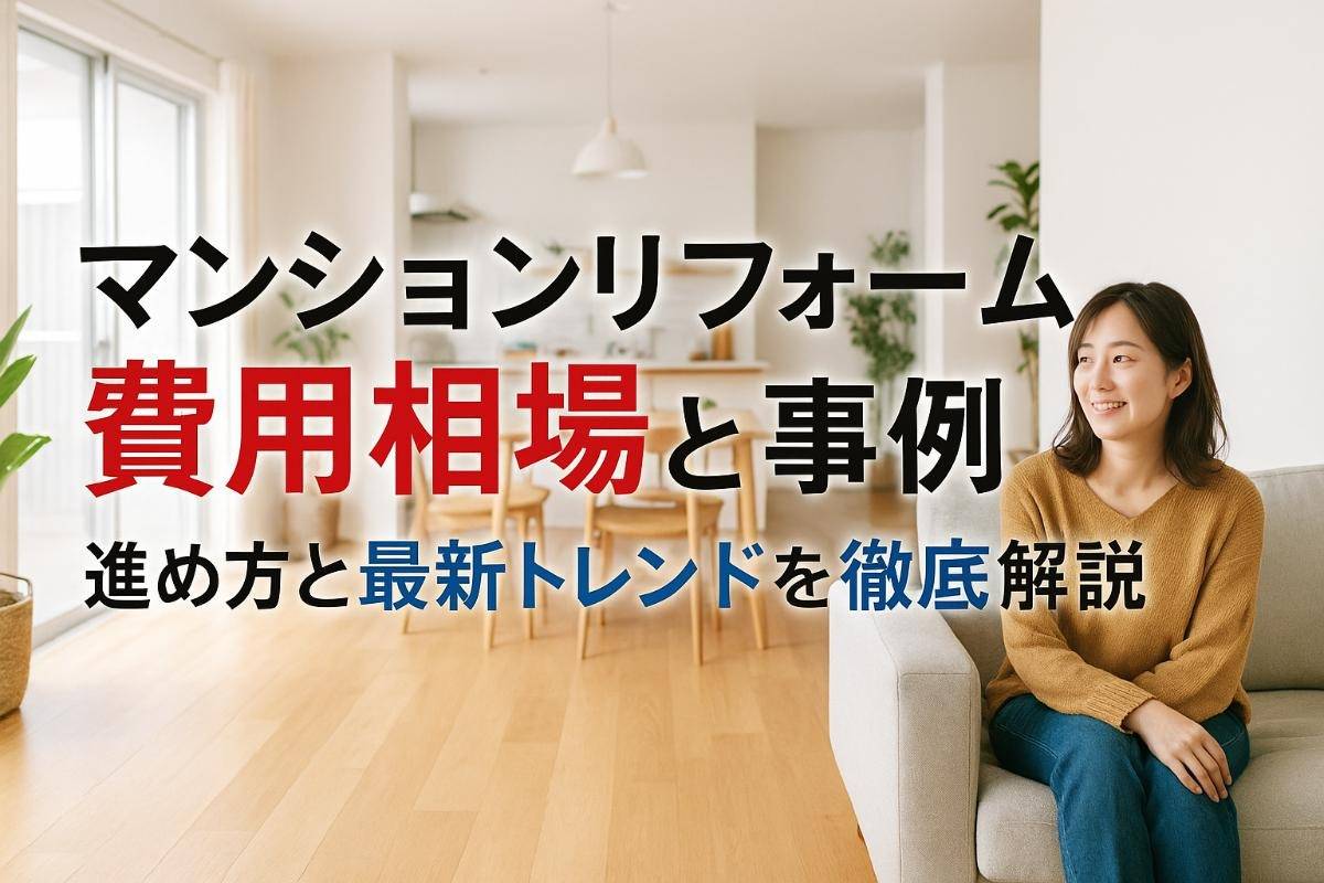 マンションリフォームの費用相場とおすすめ事例で徹底解説！失敗しない進め方と最新トレンド