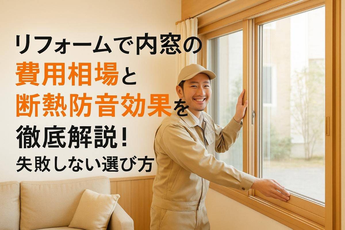 リフォームで内窓の費用相場と断熱防音効果を徹底解説！失敗しない選び方