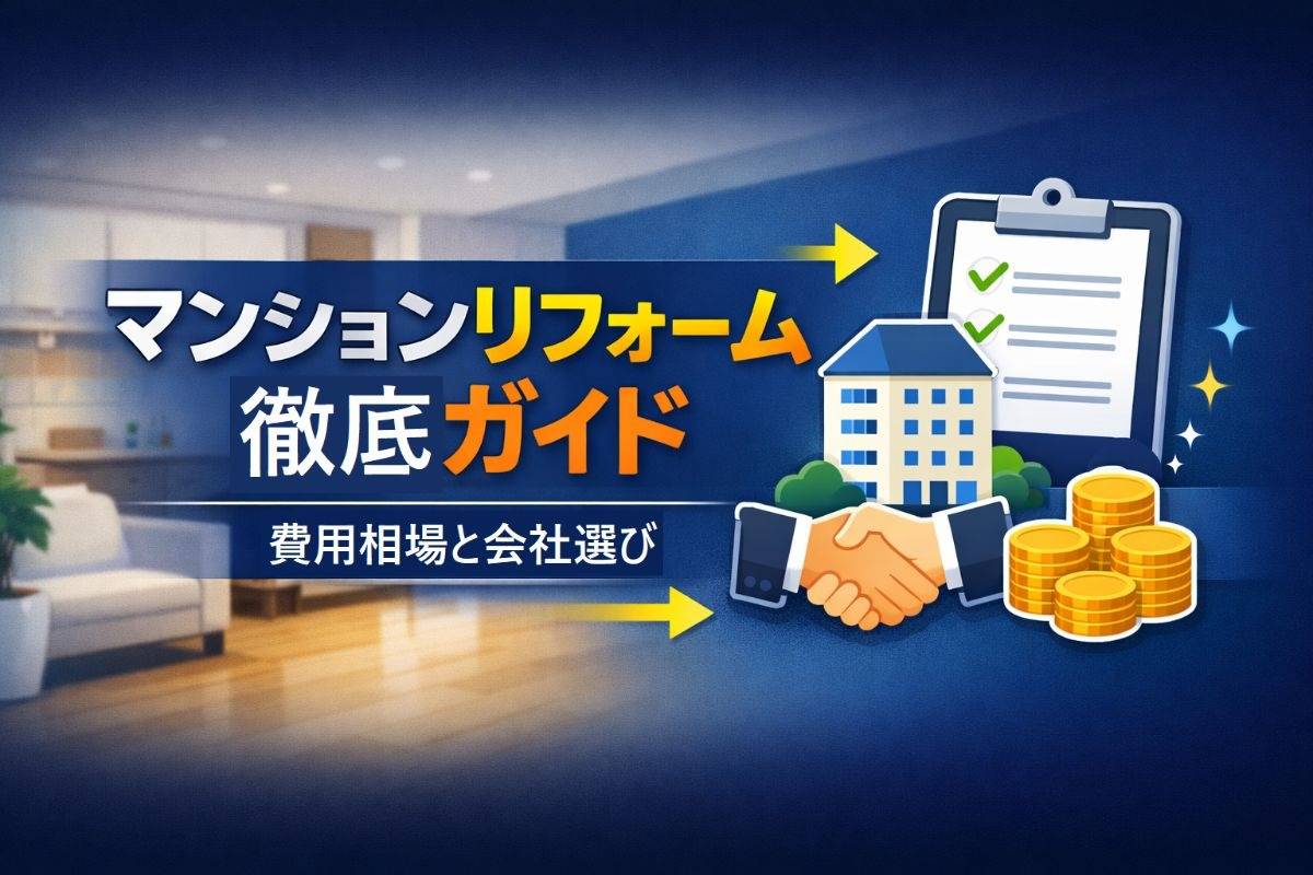 マンションリフォームの基礎と費用相場を徹底解説｜事例と失敗しない会社選びのコツをガイド