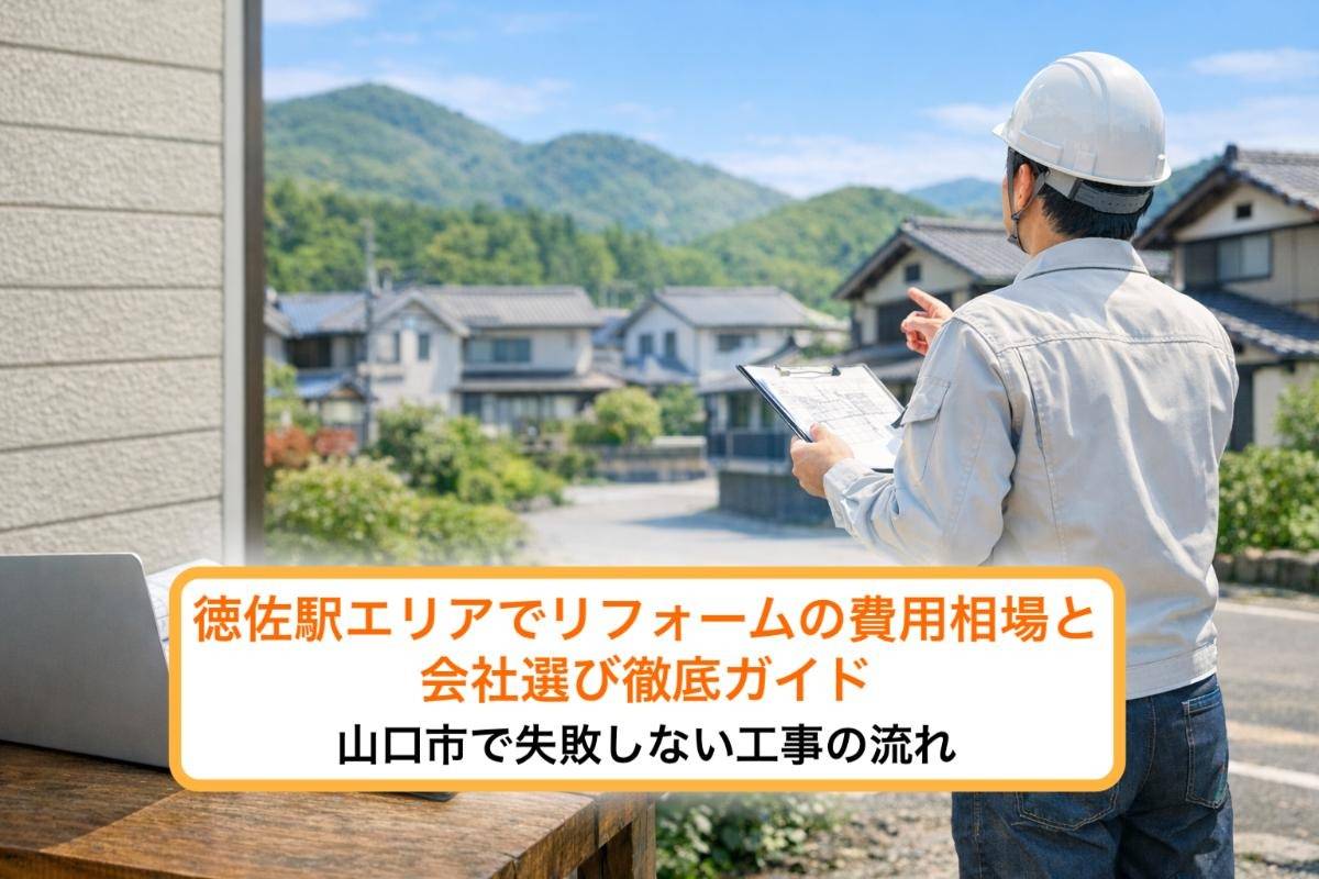 徳佐駅エリアでリフォームの費用相場と会社選び徹底ガイド｜山口市で失敗しない工事の流れ