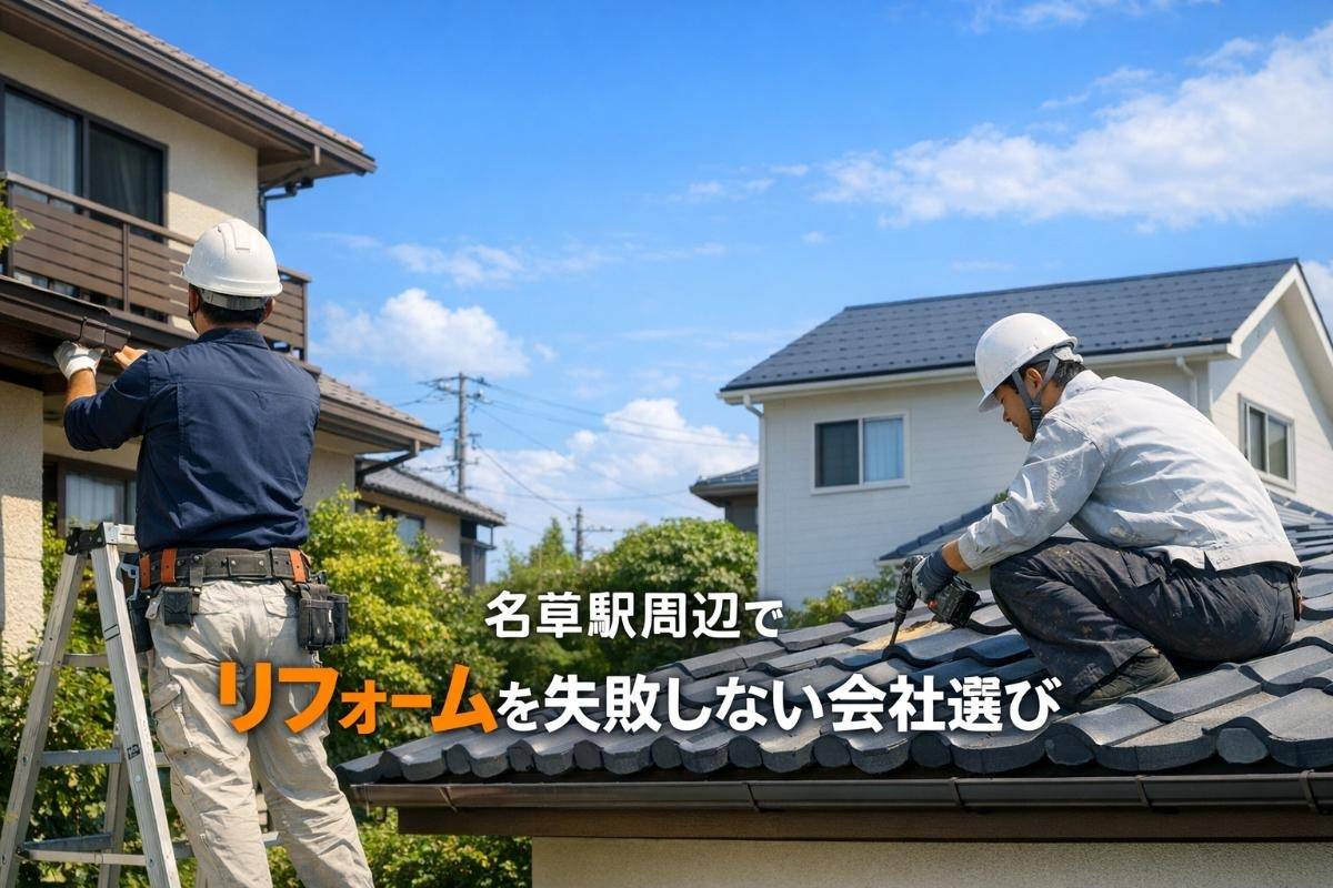 名草駅周辺でリフォームを失敗しない会社選びと費用相場ガイド
