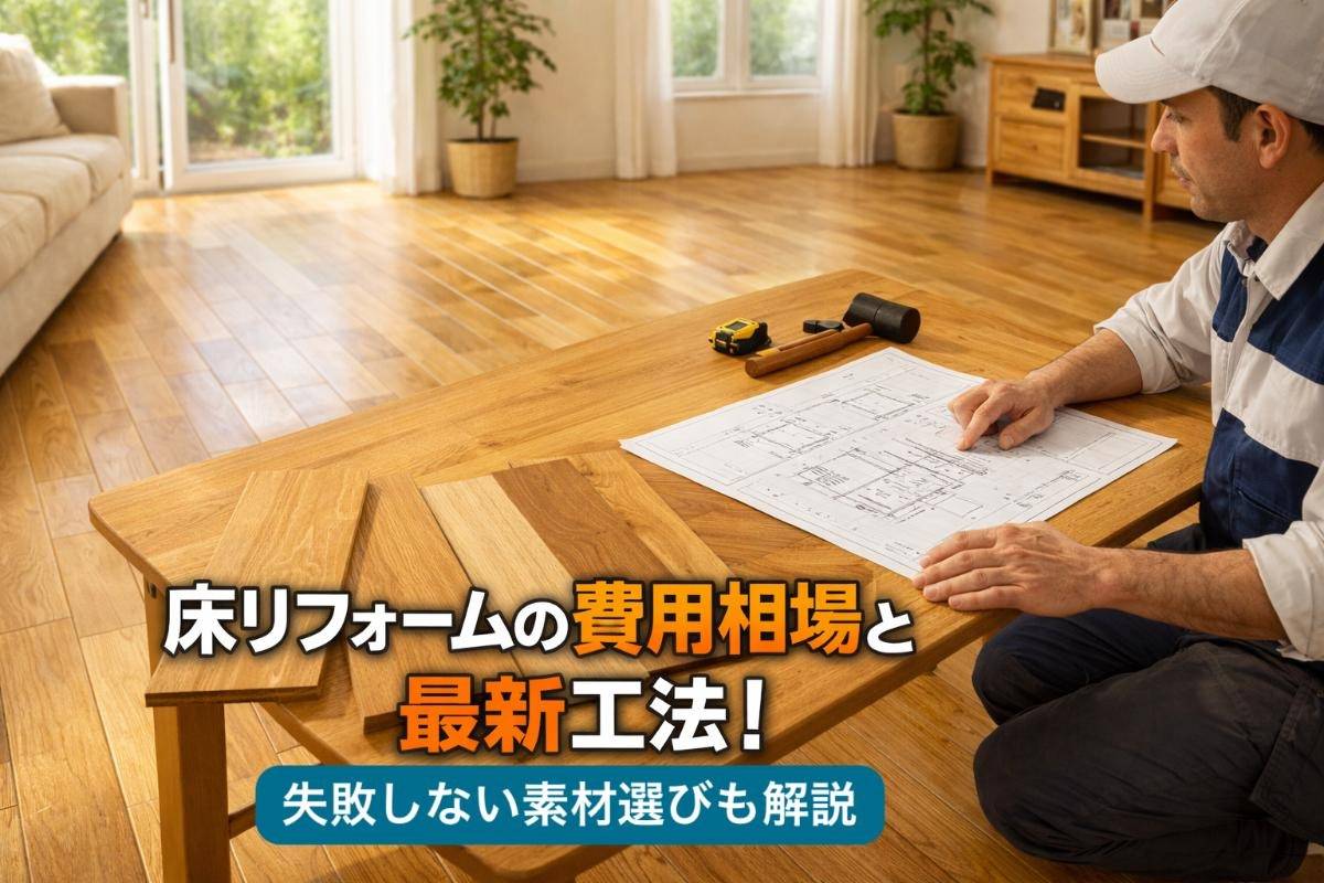 床リフォームの費用相場と最新工法｜失敗しない素材選びも解説