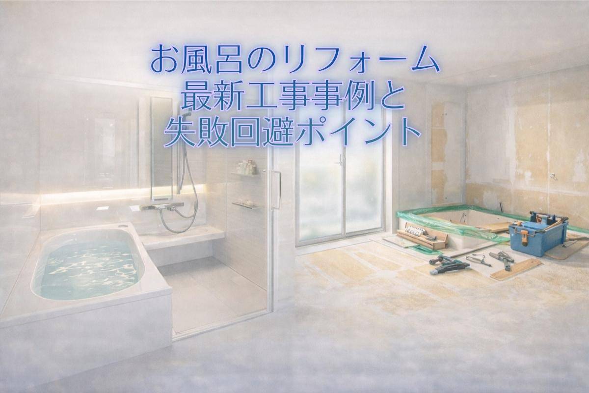 お風呂のリフォーム最新工事事例と失敗回避ポイント