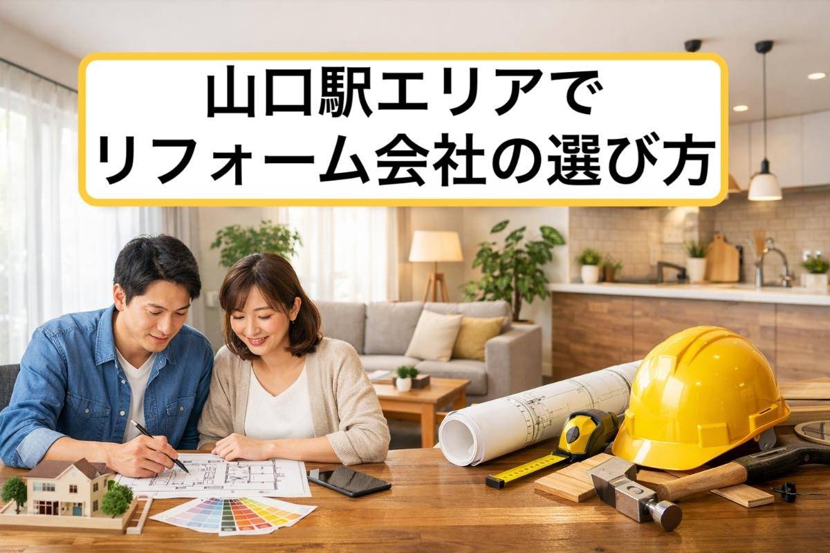 山口駅エリアでリフォーム会社の選び方｜改修費用の相場